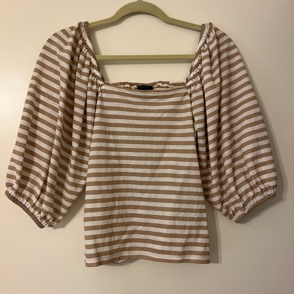 LOFT striped blouse
